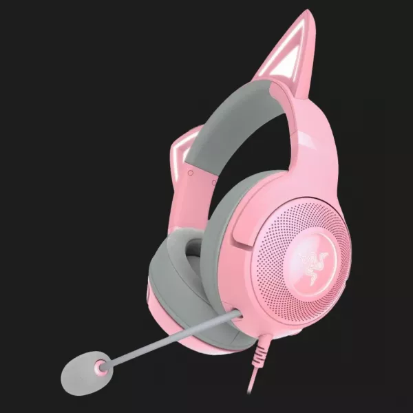 Ігрова гарнітура RAZER Kraken Kitty V2 (Quartz) (RZ04-04730200-R3M1) (Standard)