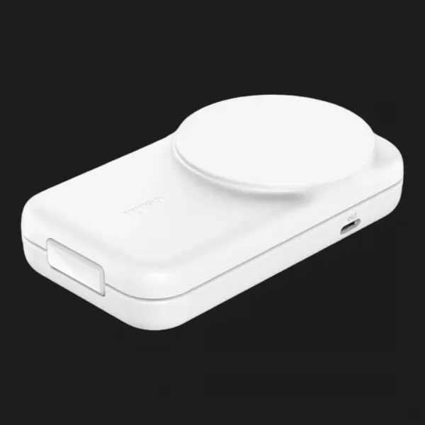 Безпровідна зарядка Belkin 2в1 UltraCharge Foldable Magnetic Charging 25Вт (White)