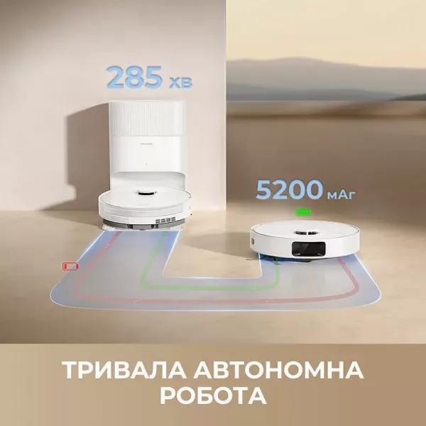 Робот-пилосос Dreame Bot D20 Plus (White)