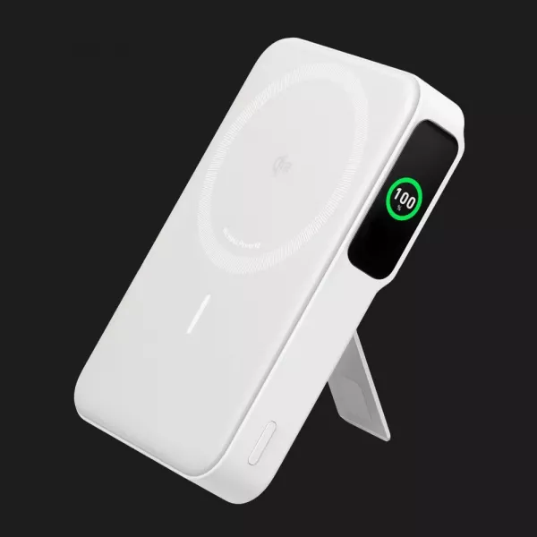 Зарядний пристрій Power Bank ANKER MagGo 10000 mAh Qi2 15W + USB-C PD 27W (Shell White)