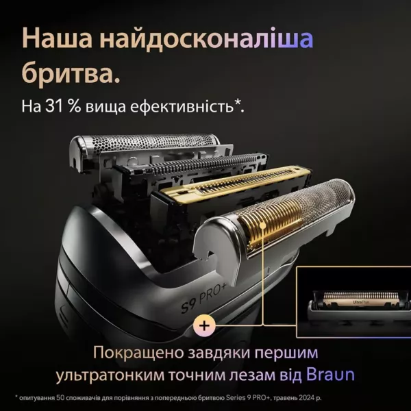 Електрична бритва Braun Series 9 Pro+ 9610s Wet&Dry (Black)
