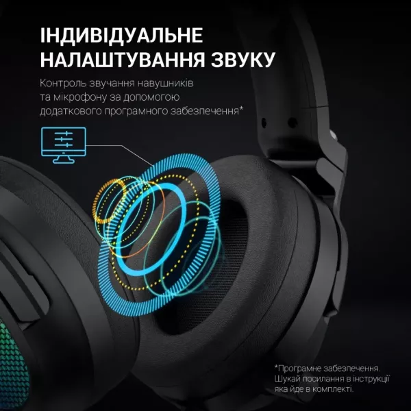 Ігрова гарнітура Gamepro HS1300 (Black) (UA)