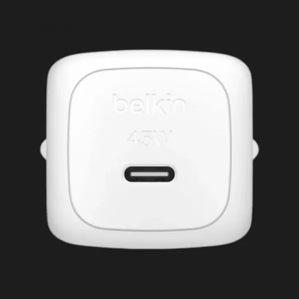 Блок живлення Belkin Home Charger 45W USB-C PD (White) (WCA013kqWH)