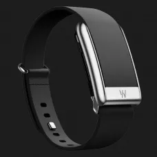 Ремінець Whoop LeatherLuxe Band для Whoop 5.0 (Black with Titanium) (Size S)
