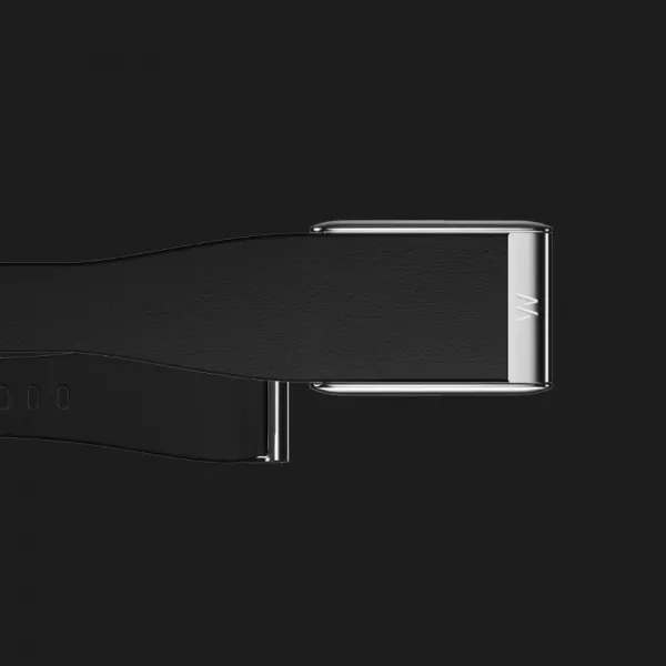 Ремінець Whoop LeatherLuxe Band для Whoop 5.0 (Black with Titanium) (Size S)