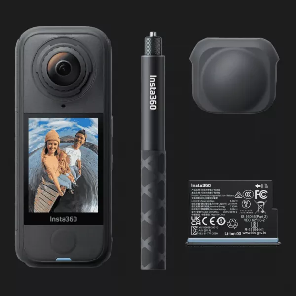 Екшн-камера Insta360 X4 Air Graphite Black Starter Bundle